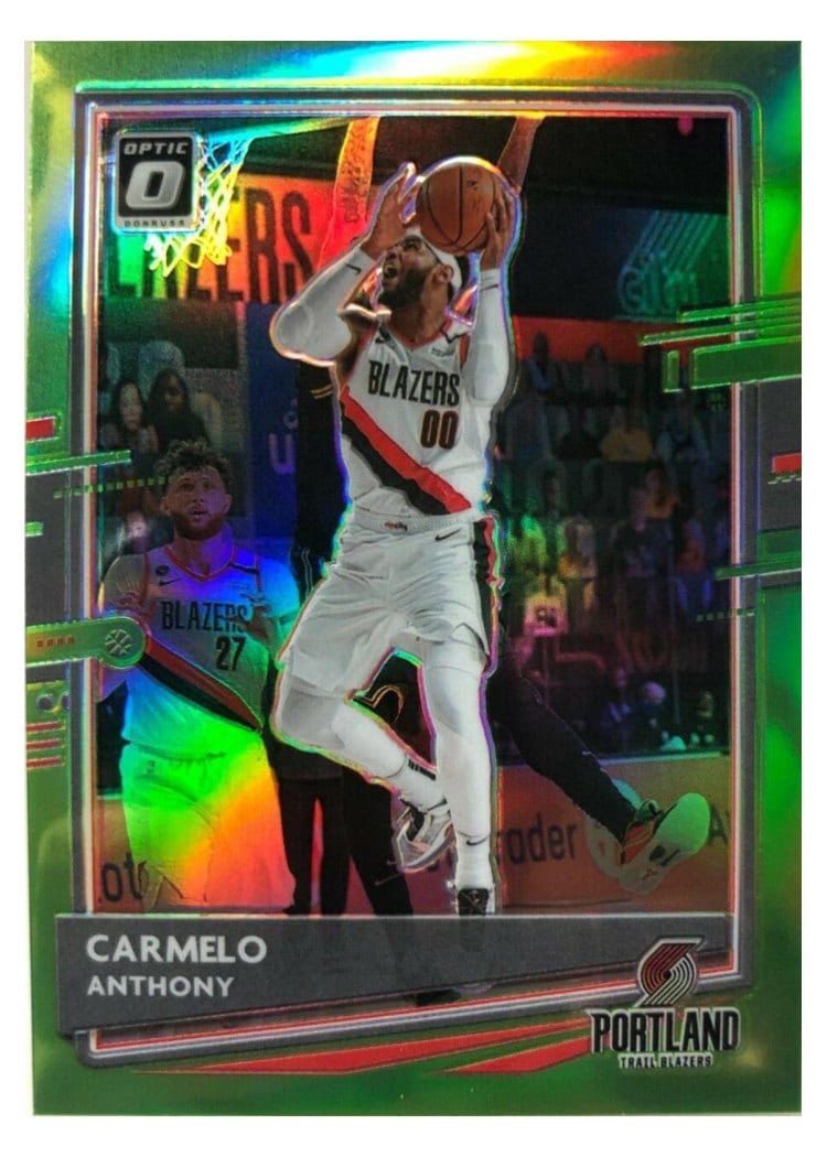2020-21 Donruss Optic Base Set Carmelo Anthony #25 card