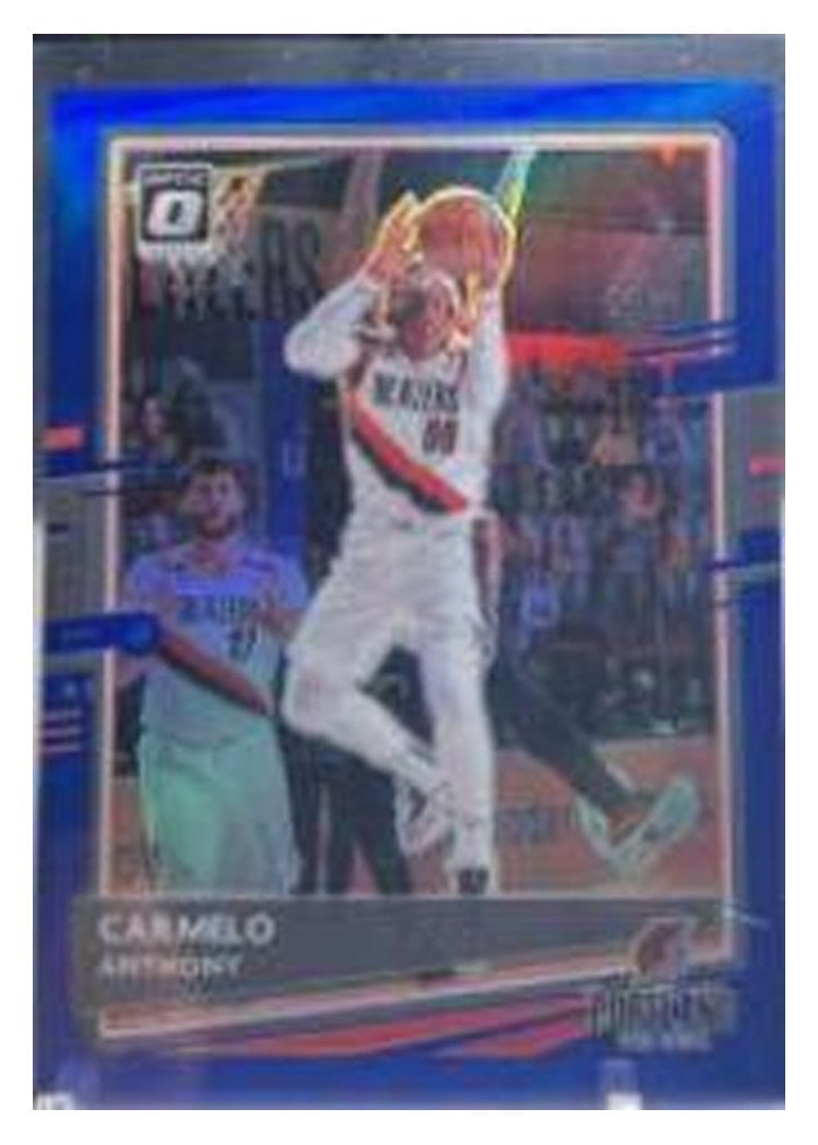 2020-21 Donruss Optic Base Set Carmelo Anthony #25 card