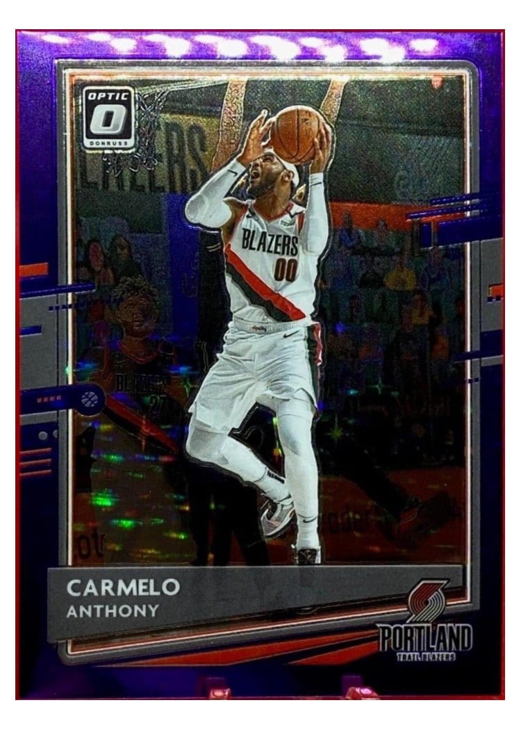 2020-21 Donruss Optic Base Set Carmelo Anthony #25 card