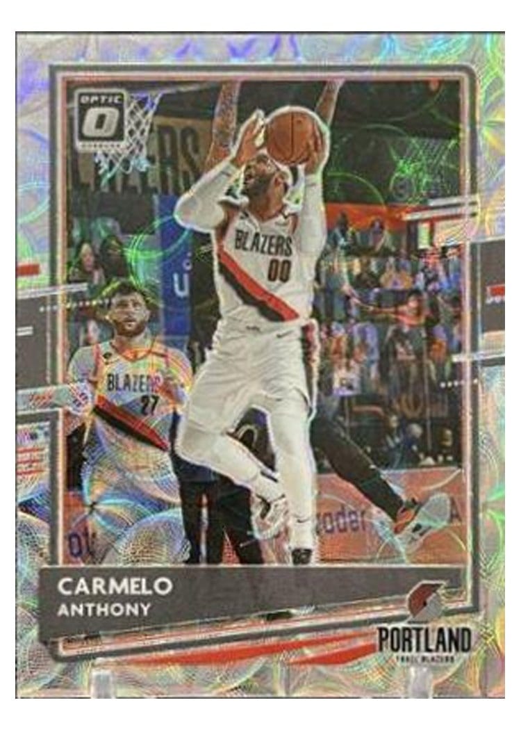 2020-21 Donruss Optic Base Set Carmelo Anthony Premium Box Set #25 card