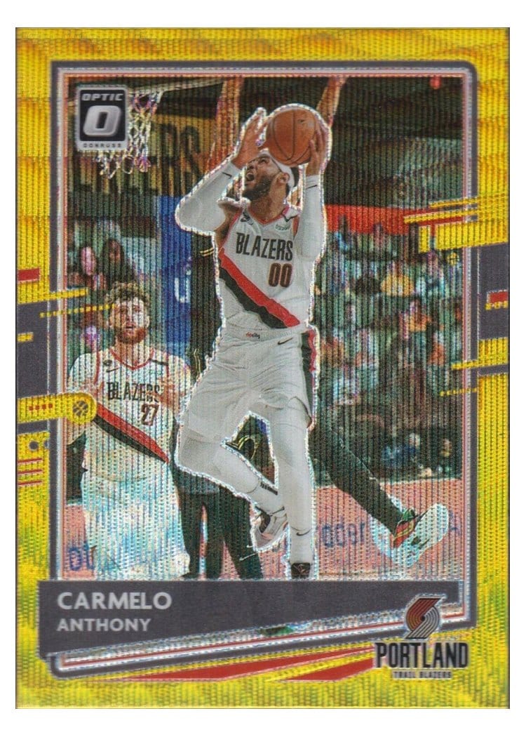 2020-21 Donruss Optic Base Set Carmelo Anthony #25 card