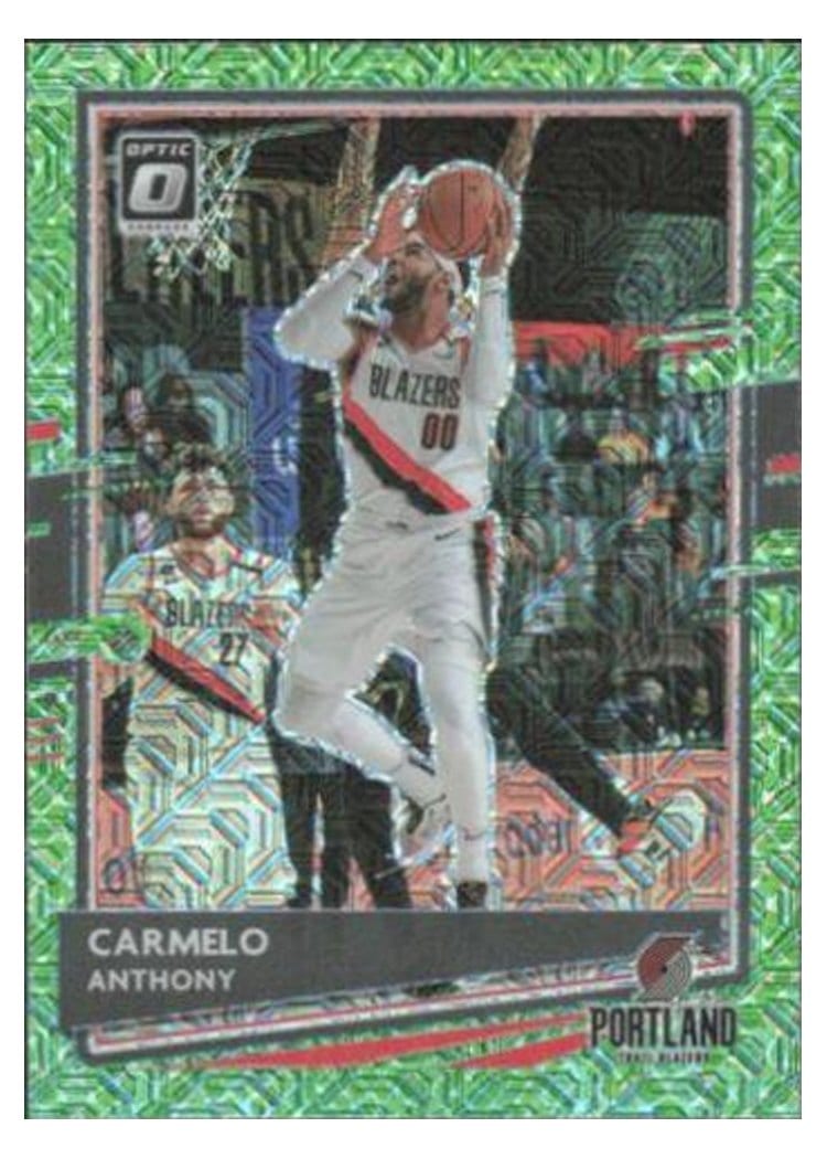 2020-21 Donruss Optic Base Set Carmelo Anthony #25 card