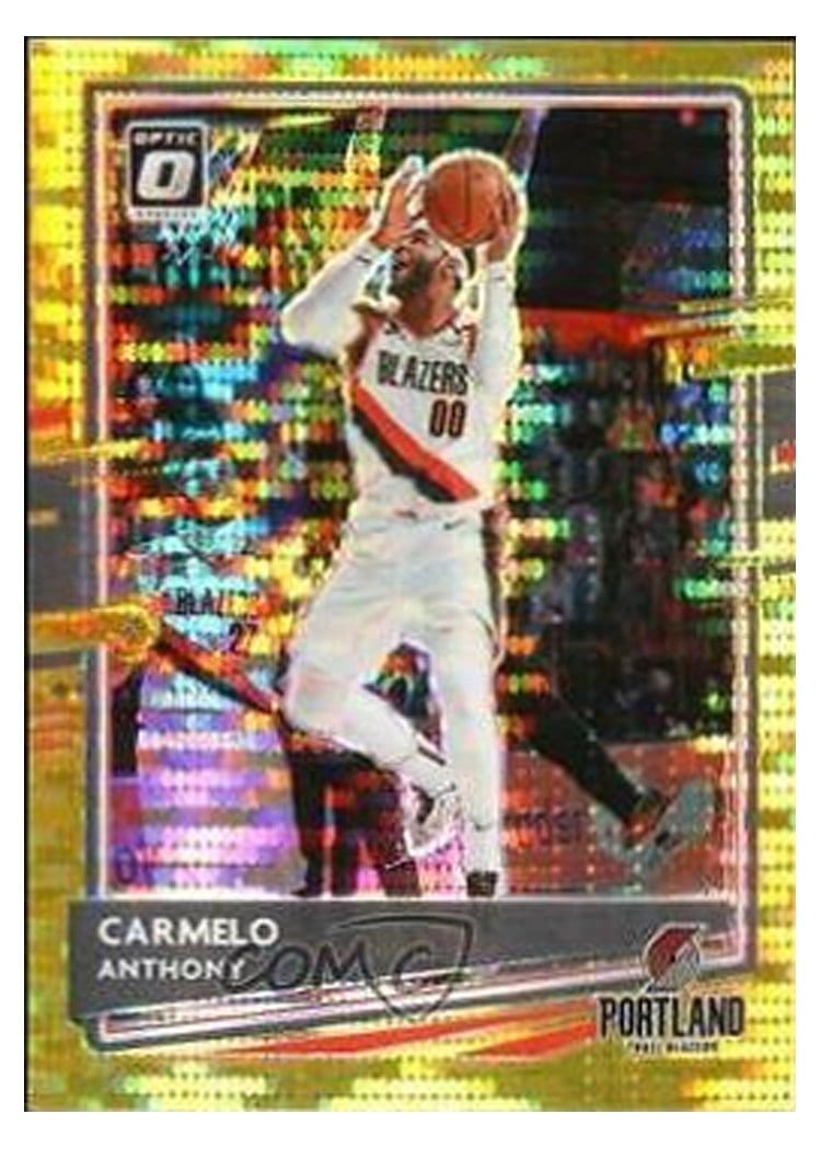 2020-21 Donruss Optic Base Set Carmelo Anthony #25 card