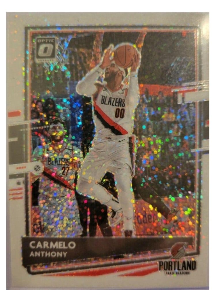 2020-21 Donruss Optic Base Set Carmelo Anthony #25 card