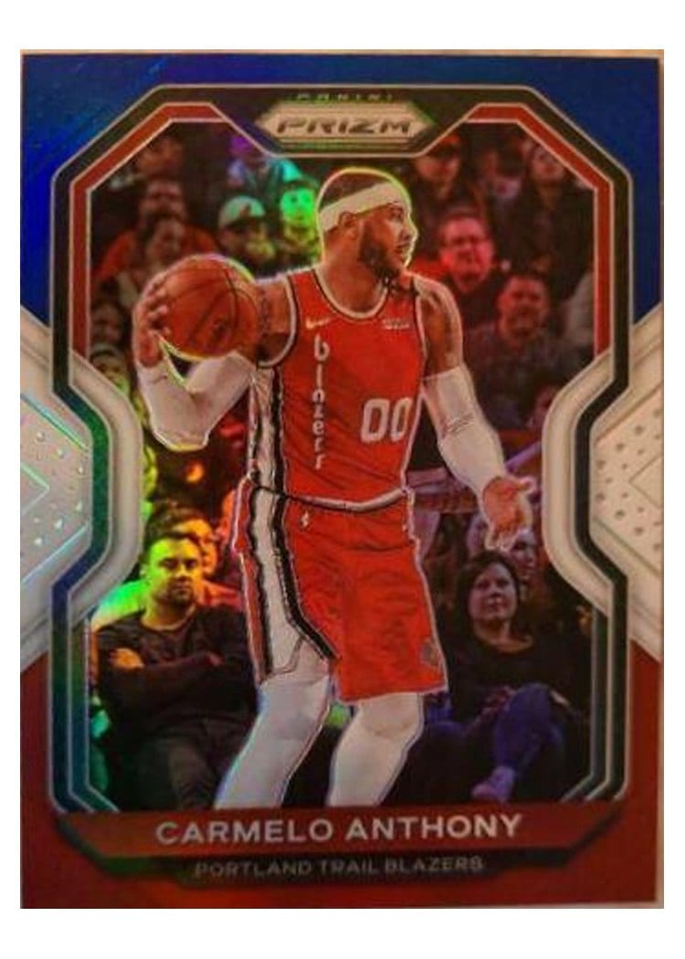 2020-21 Panini Prizm Base Set Carmelo Anthony #154 card