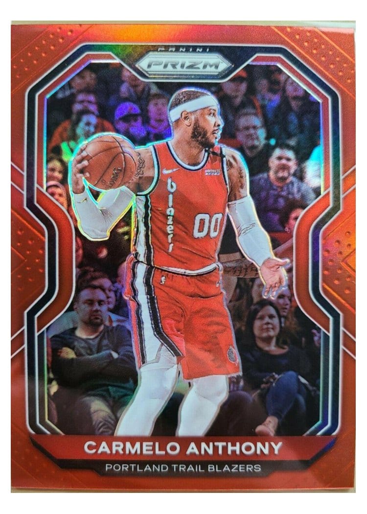 2020-21 Panini Prizm Base Set Carmelo Anthony #154 card