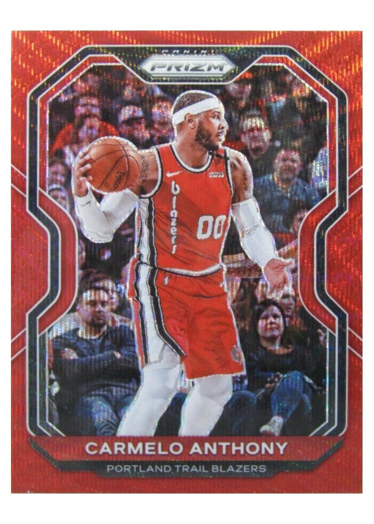2020-21 Panini Prizm Base Set Carmelo Anthony #154 card