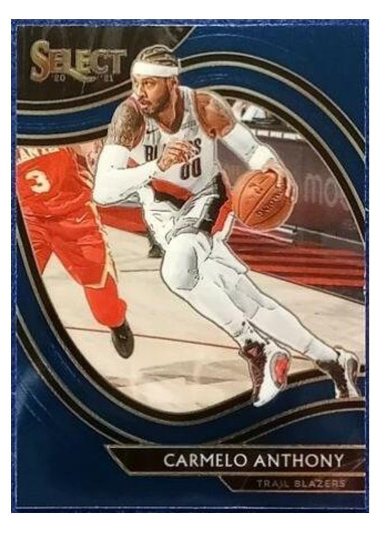 2020-21 Panini Select Base Set Carmelo Anthony #230 card