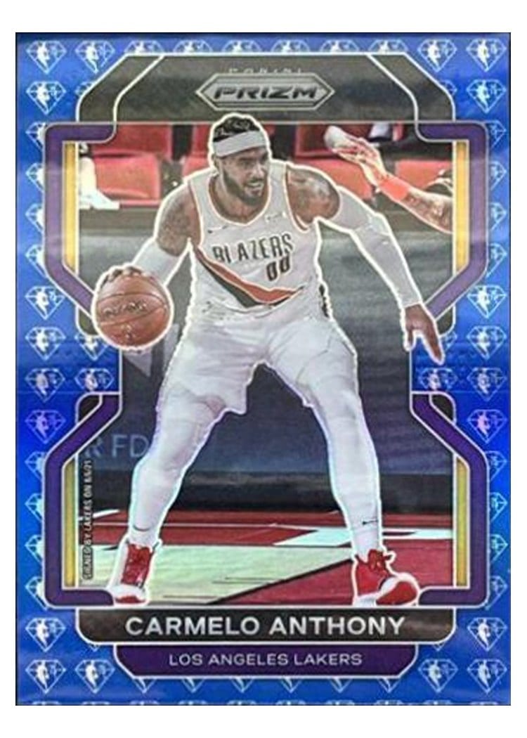 2021-22 Panini Prizm Base Set Carmelo Anthony #11 card