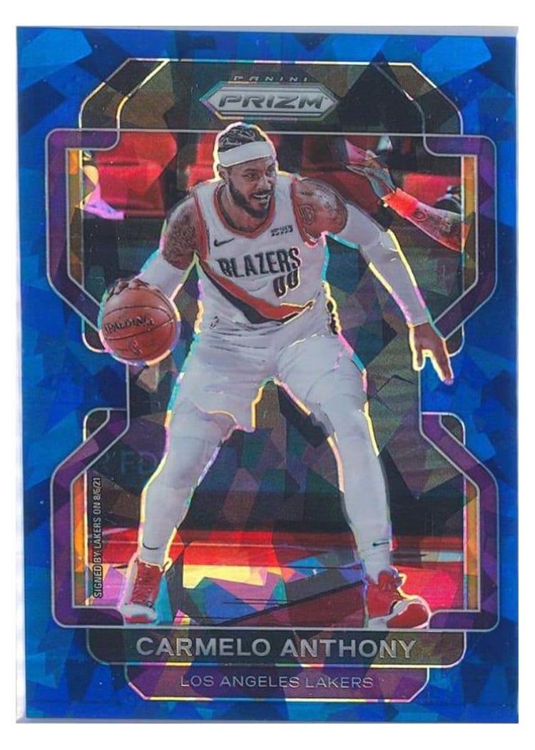 2021-22 Panini Prizm Base Set Carmelo Anthony #11 card