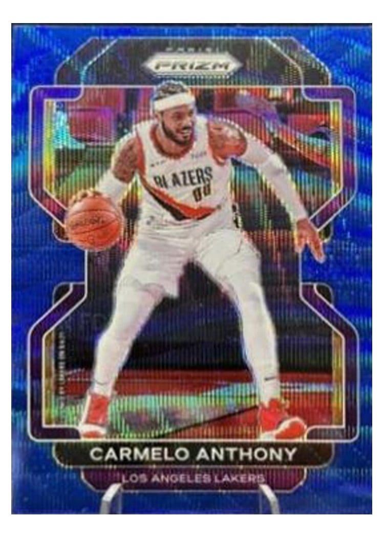 2021-22 Panini Prizm Base Set Carmelo Anthony #11 card