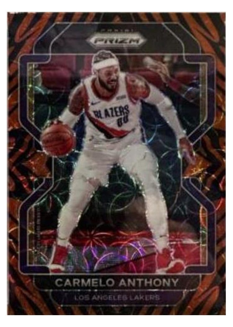 2021-22 Panini Prizm Base Set Carmelo Anthony #11 card