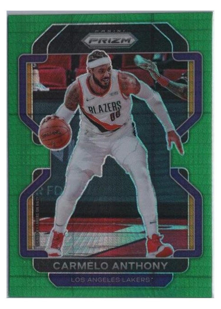 2021-22 Panini Prizm Base Set Carmelo Anthony #11 card