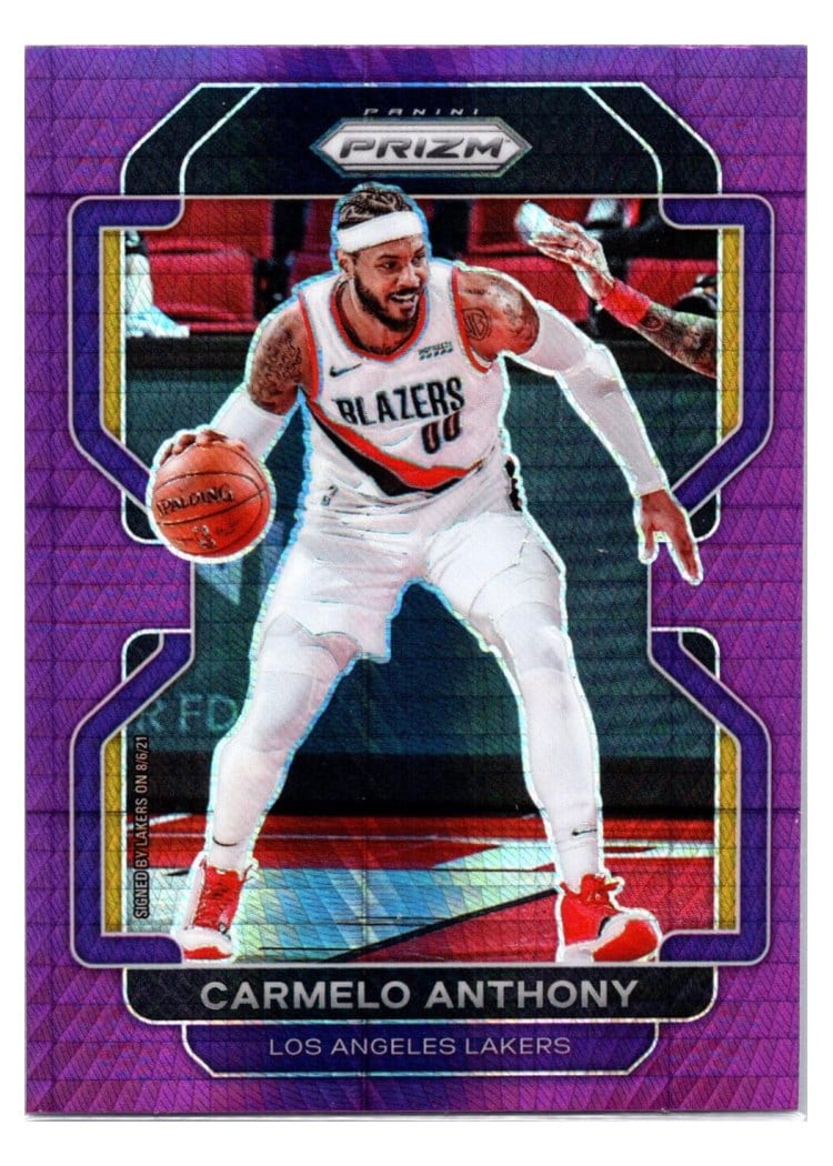 2021-22 Panini Prizm Base Set Carmelo Anthony #11 card