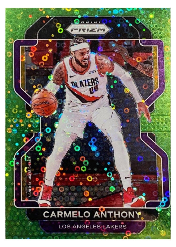 2021-22 Panini Prizm Base Set Carmelo Anthony #11 card
