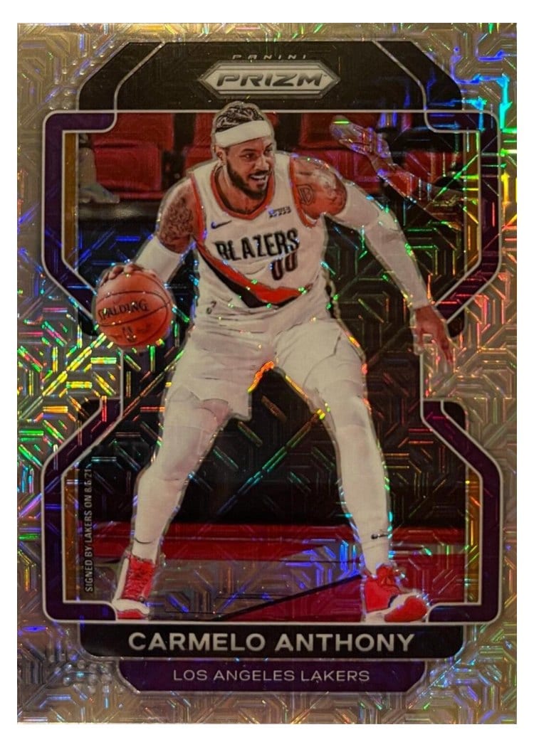2021-22 Panini Prizm Base Set Carmelo Anthony #11 card
