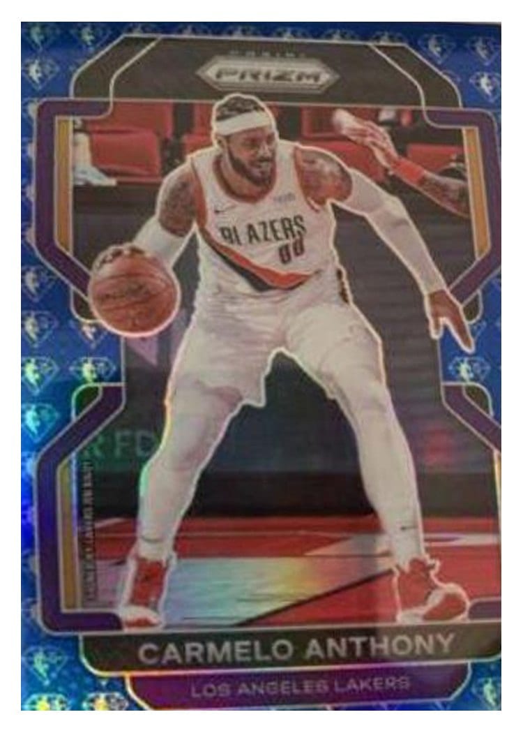 2021-22 Panini Prizm Base Set Carmelo Anthony #11 card