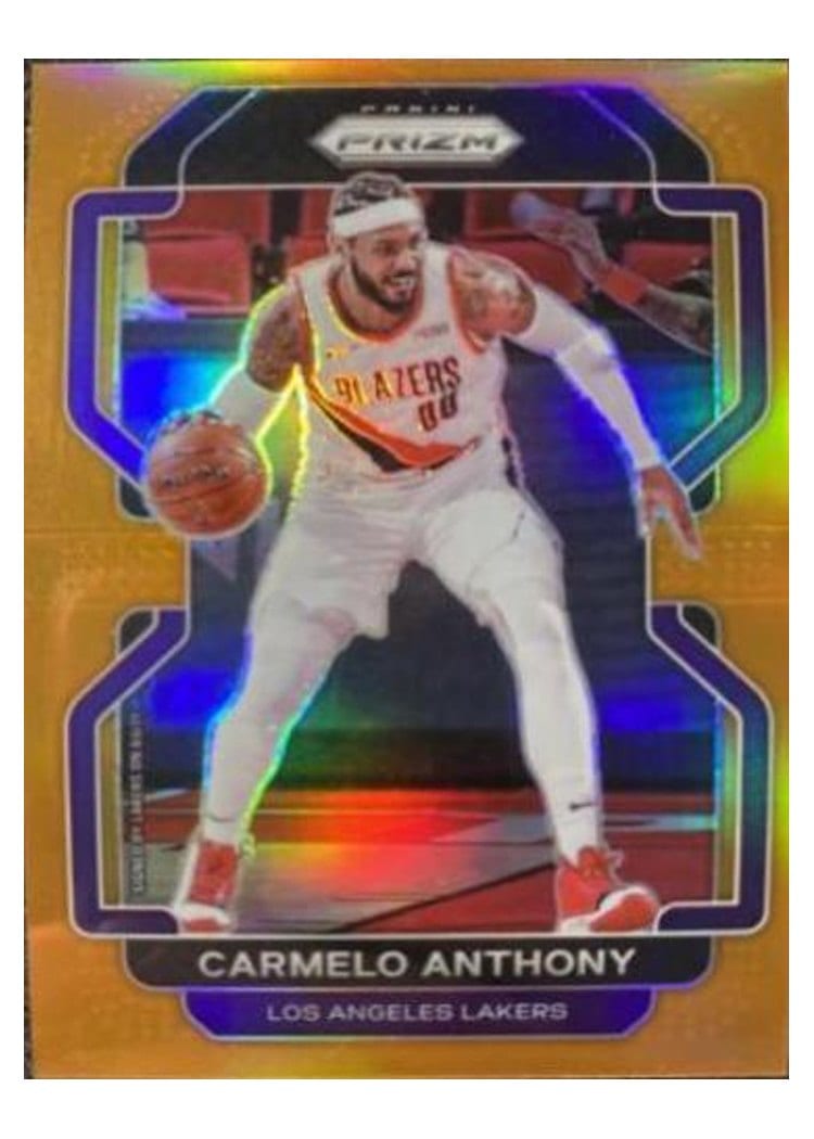 2021-22 Panini Prizm Base Set Carmelo Anthony #11 card