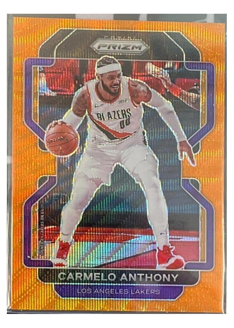 2021-22 Panini Prizm Base Set Carmelo Anthony #11 card