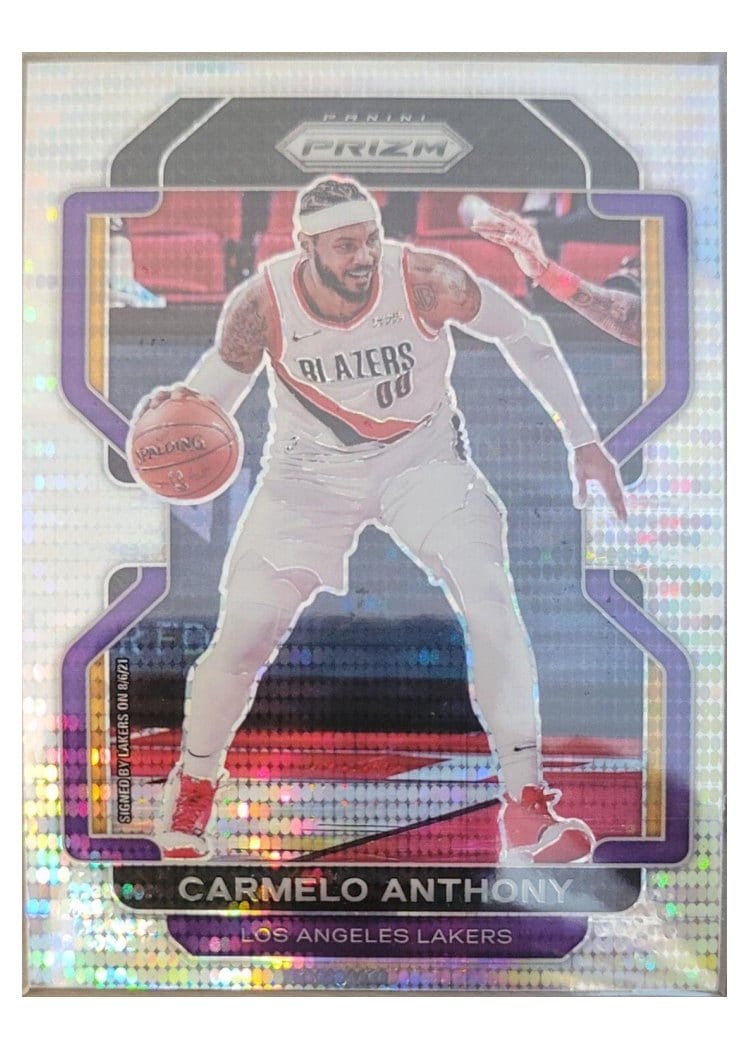 2021-22 Panini Prizm Base Set Carmelo Anthony #11 card