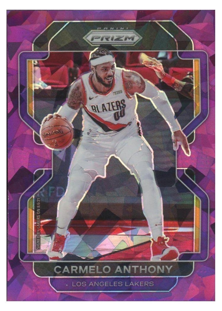 2021-22 Panini Prizm Base Set Carmelo Anthony #11 card