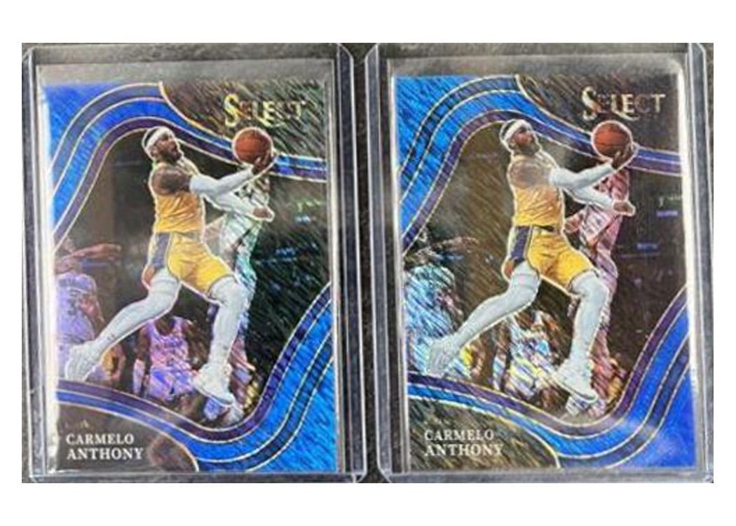 2021-22 Panini Select Base Set Carmelo Anthony #210 card