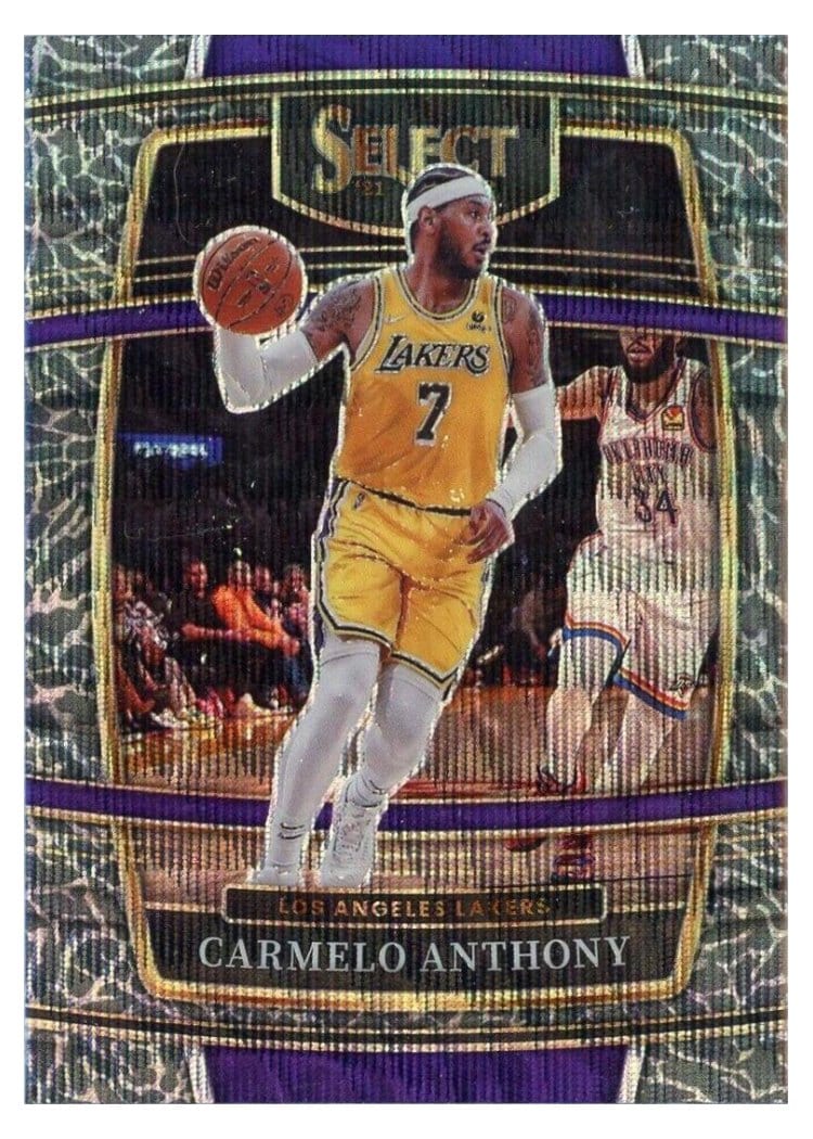 2021-22 Panini Select Base Set Carmelo Anthony #31 card