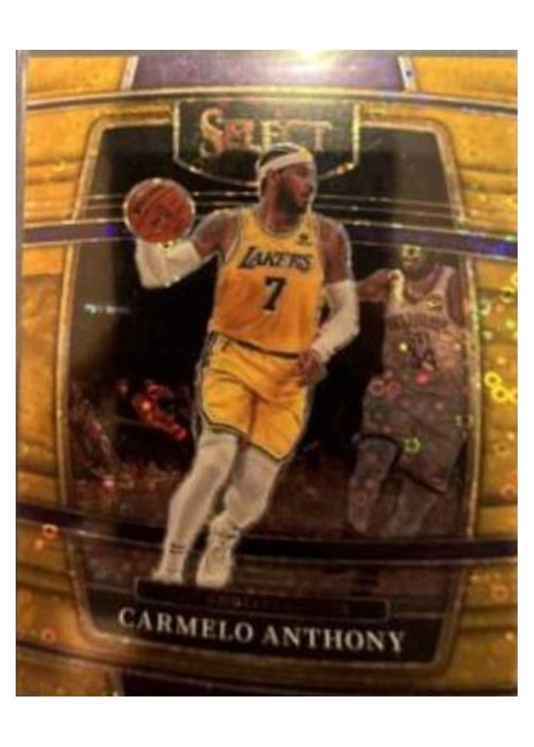 2021-22 Panini Select Base Set Carmelo Anthony #31 card