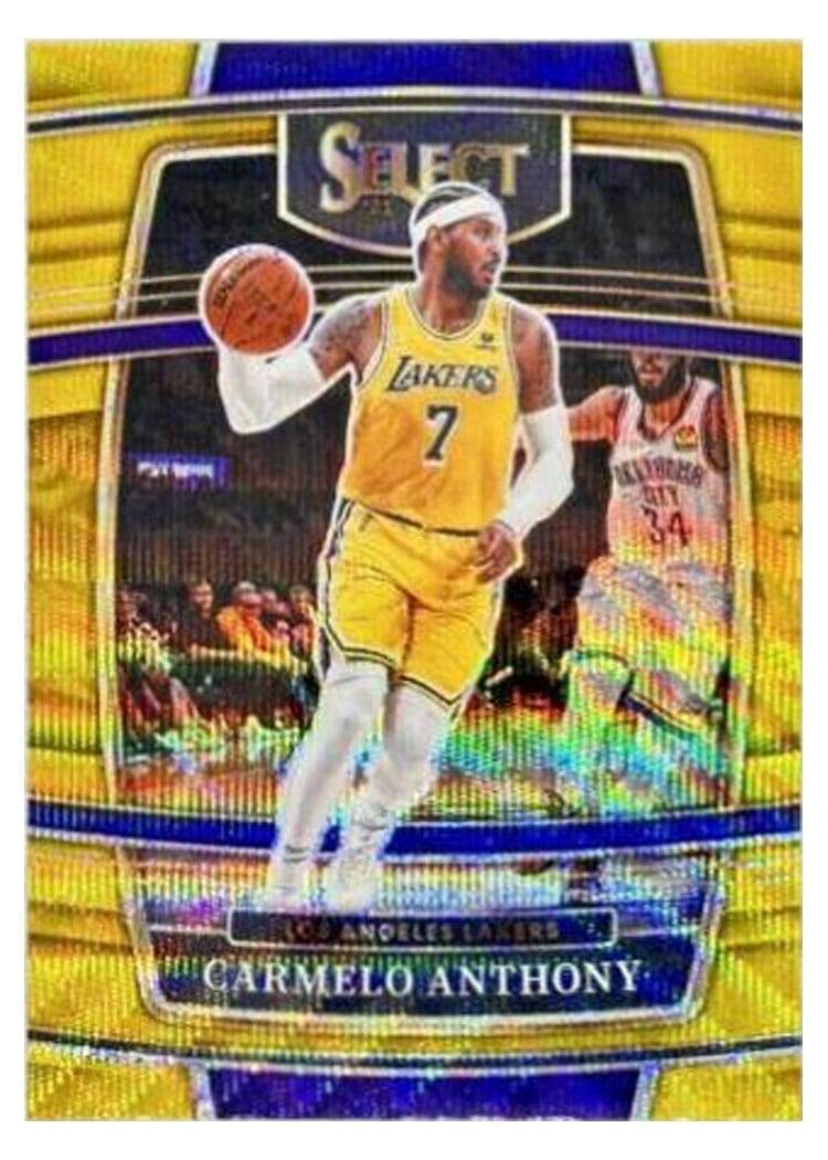 2021-22 Panini Select Base Set Carmelo Anthony #31 card