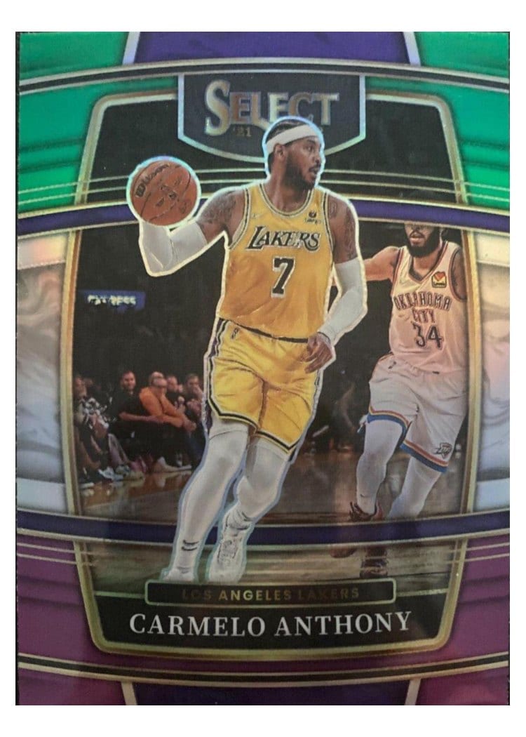 2021-22 Panini Select Base Set Carmelo Anthony #31 card