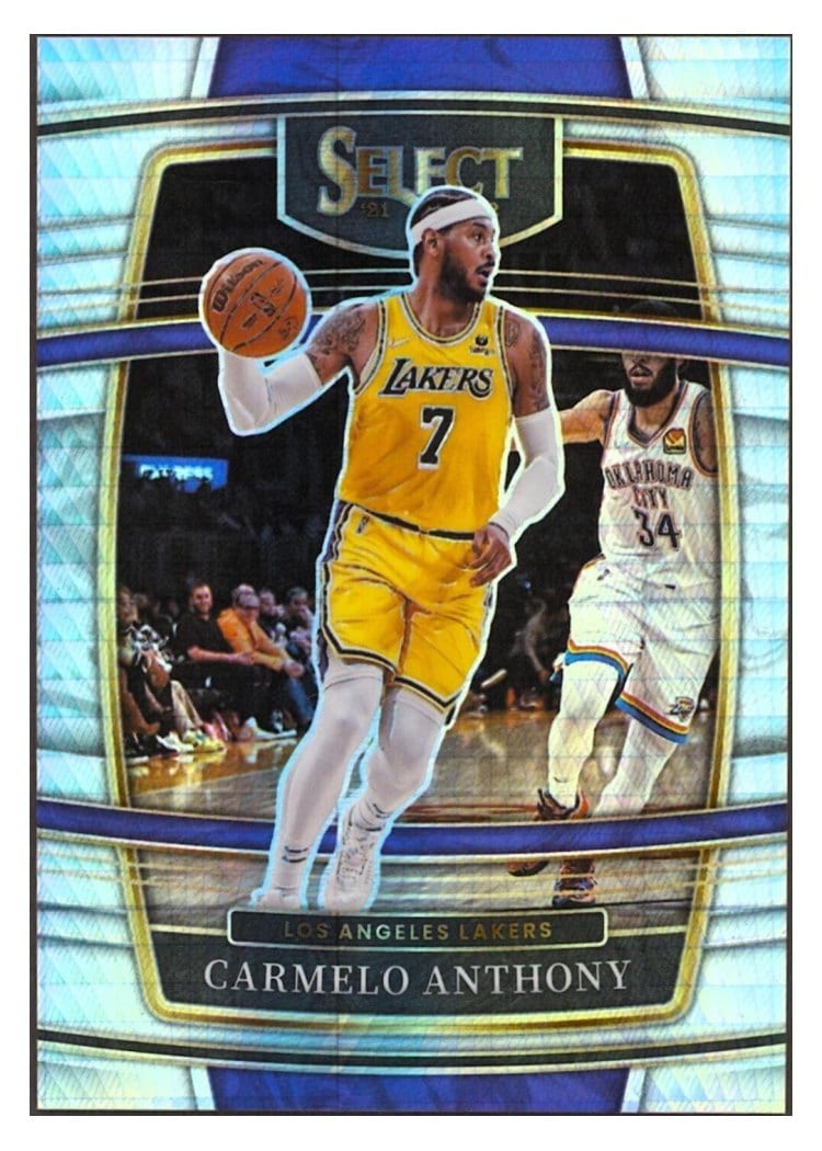 2021-22 Panini Select Base Set Carmelo Anthony #31 card