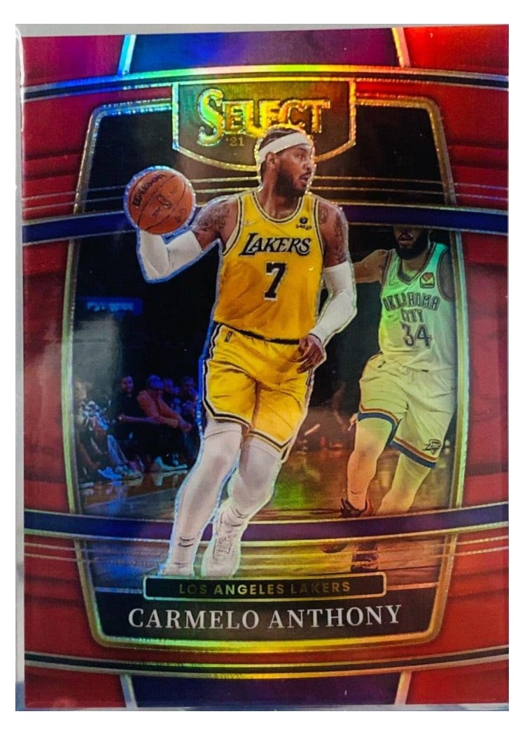 2021-22 Panini Select Base Set Carmelo Anthony #31 card