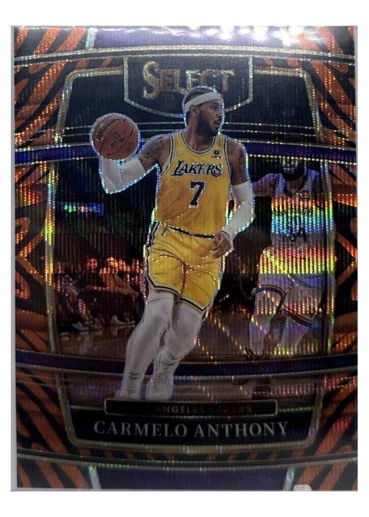 2021-22 Panini Select Base Set Carmelo Anthony #31 card