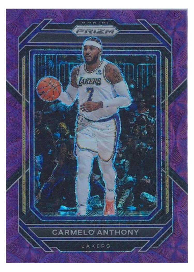2022-23 Panini Prizm Base Set Carmelo Anthony #144 card