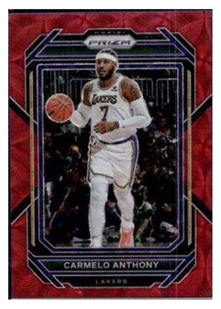 2022-23 Panini Prizm Base Set Carmelo Anthony #144 card