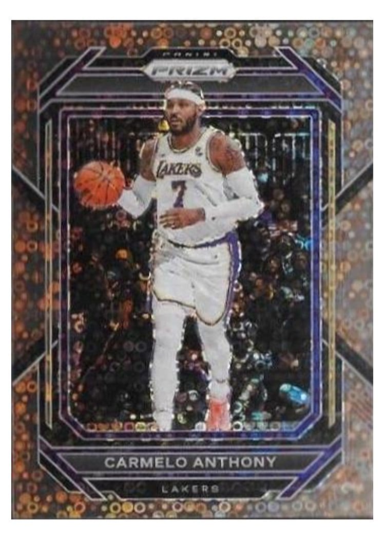 2022-23 Panini Prizm Base Set Carmelo Anthony #144 card