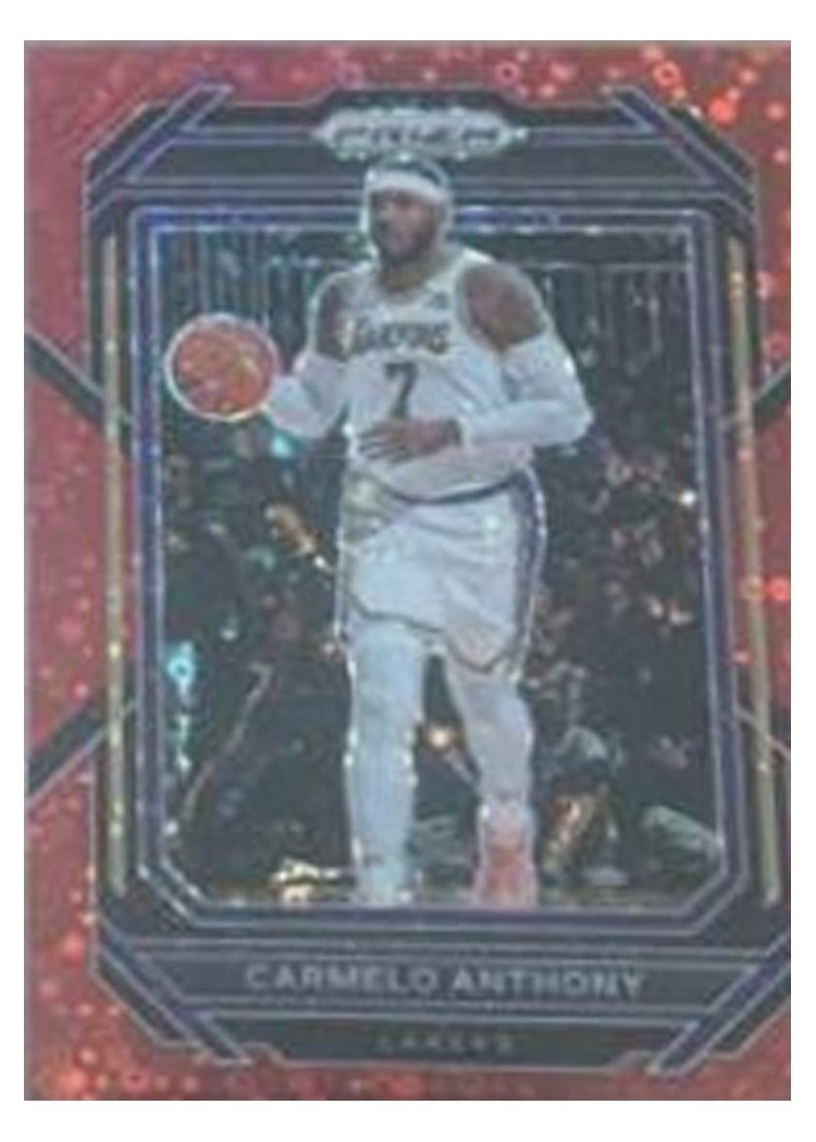 2022-23 Panini Prizm Base Set Carmelo Anthony #144 card