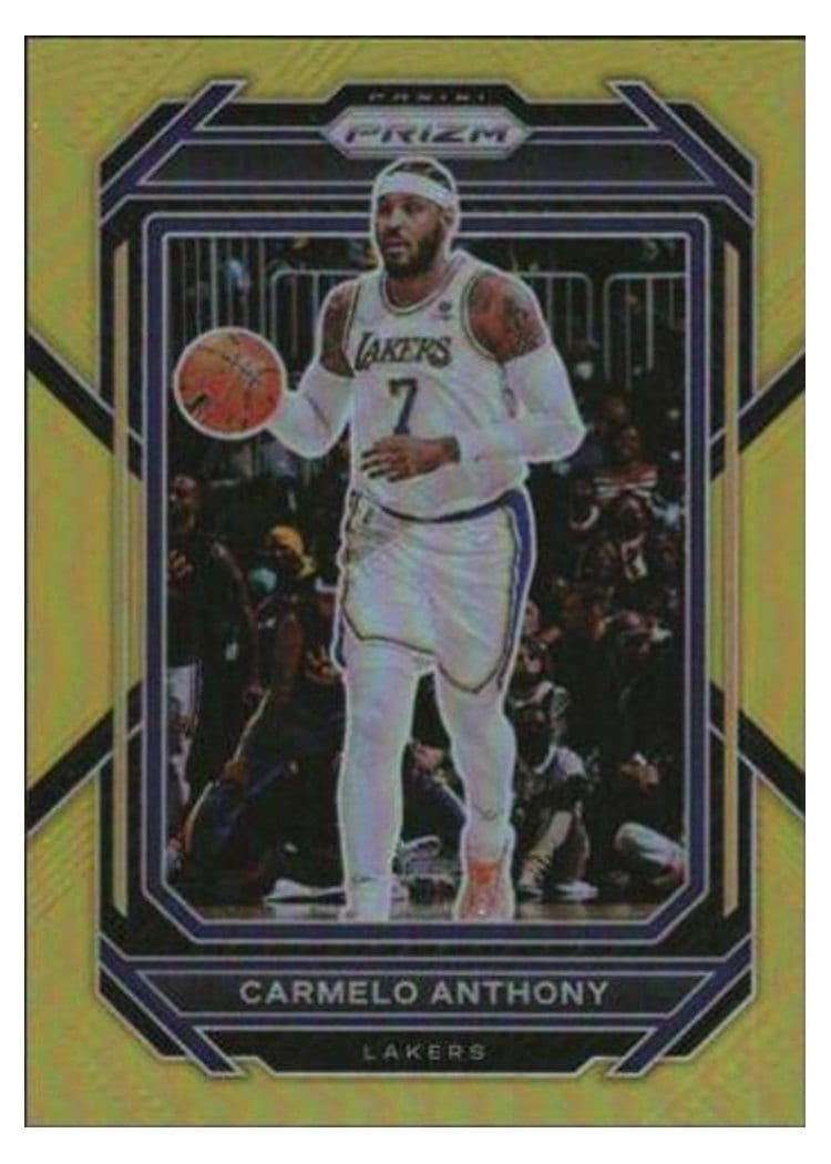 2022-23 Panini Prizm Base Set Carmelo Anthony #144 card