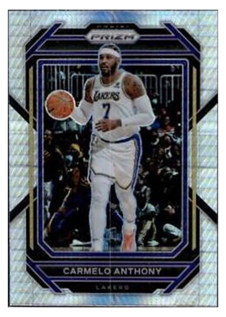 2022-23 Panini Prizm Base Set Carmelo Anthony #144 card