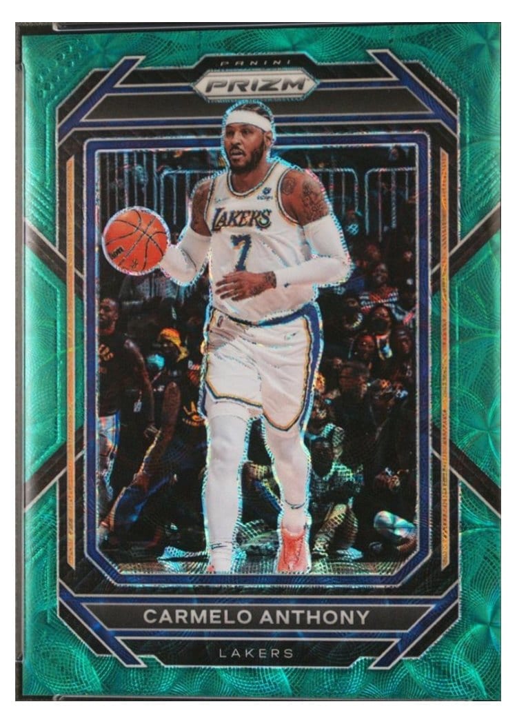 2022-23 Panini Prizm Base Set Carmelo Anthony #144 card