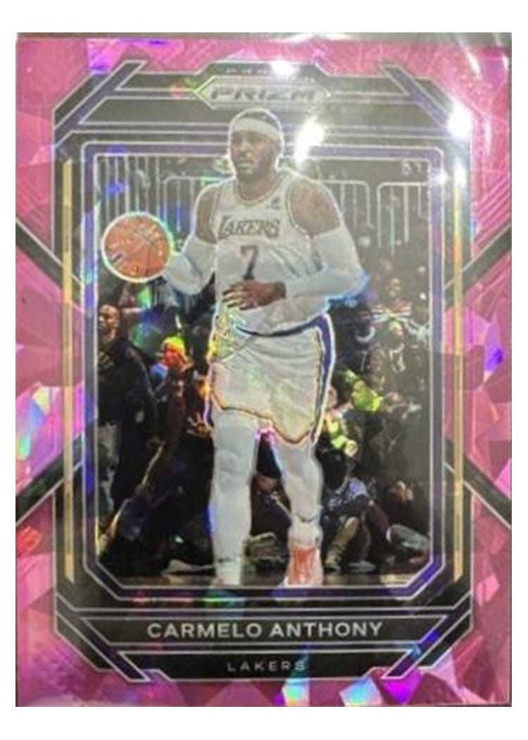 2022-23 Panini Prizm Base Set Carmelo Anthony #144 card
