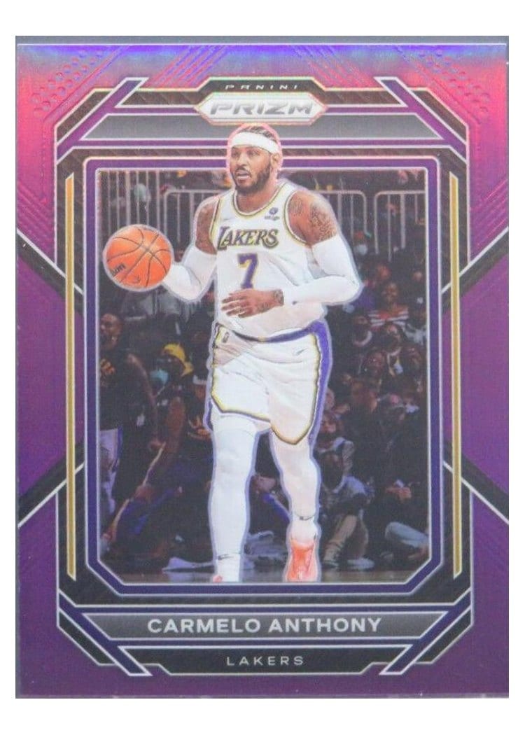 2022-23 Panini Prizm Base Set Carmelo Anthony #144 card