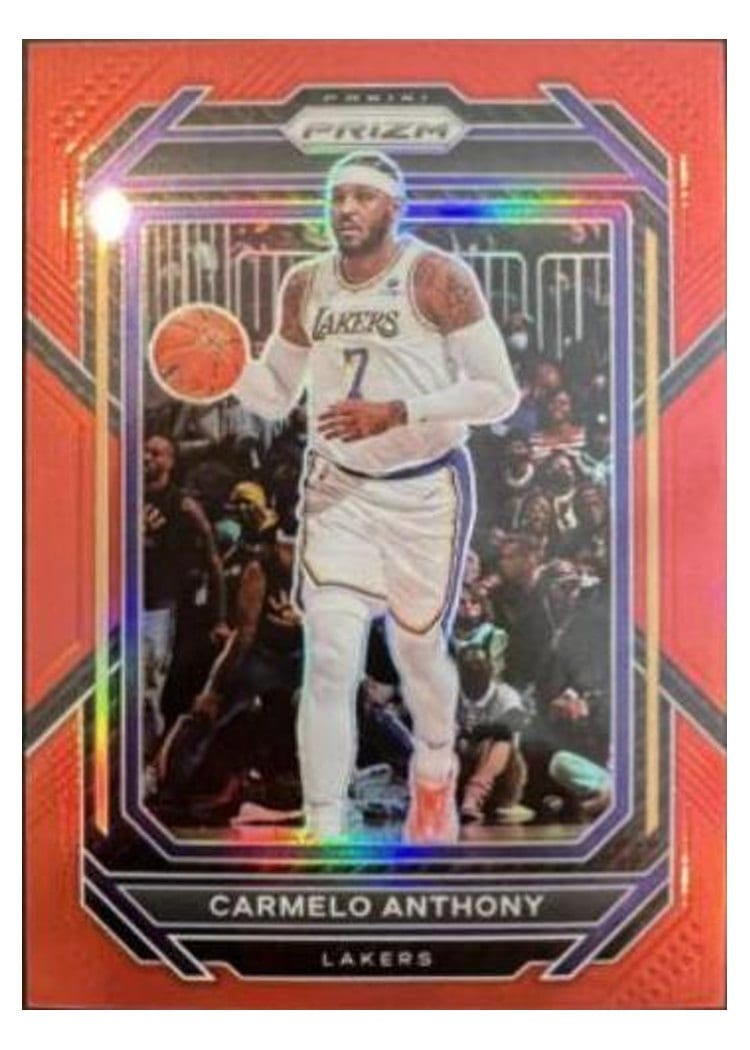 2022-23 Panini Prizm Base Set Carmelo Anthony #144 card