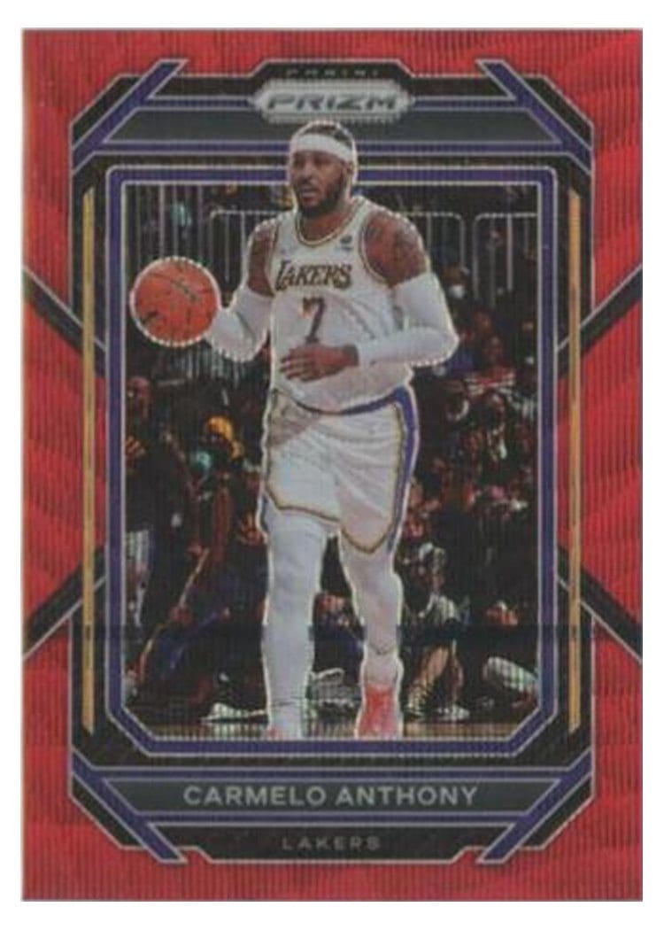 2022-23 Panini Prizm Base Set Carmelo Anthony #144 card