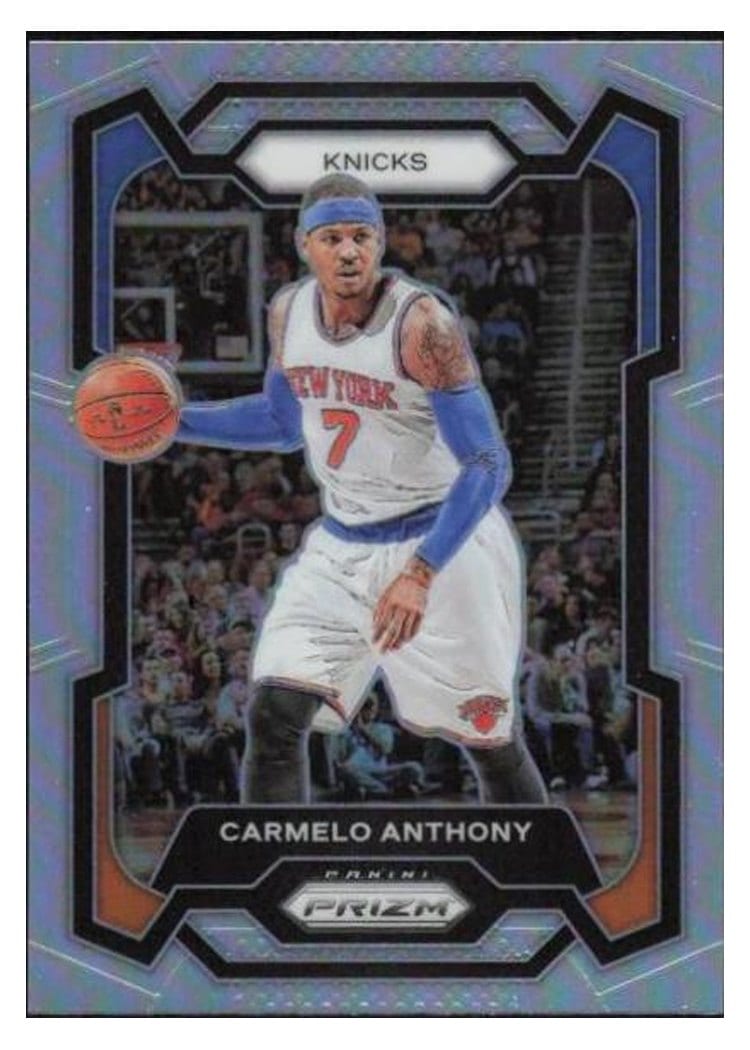 2023-24 Panini Prizm Base Set Carmelo Anthony #186 card