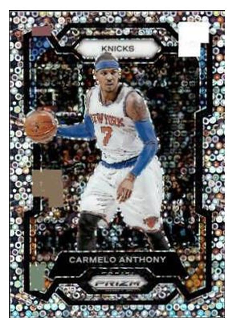 2023-24 Panini Prizm Base Set Carmelo Anthony #186 card