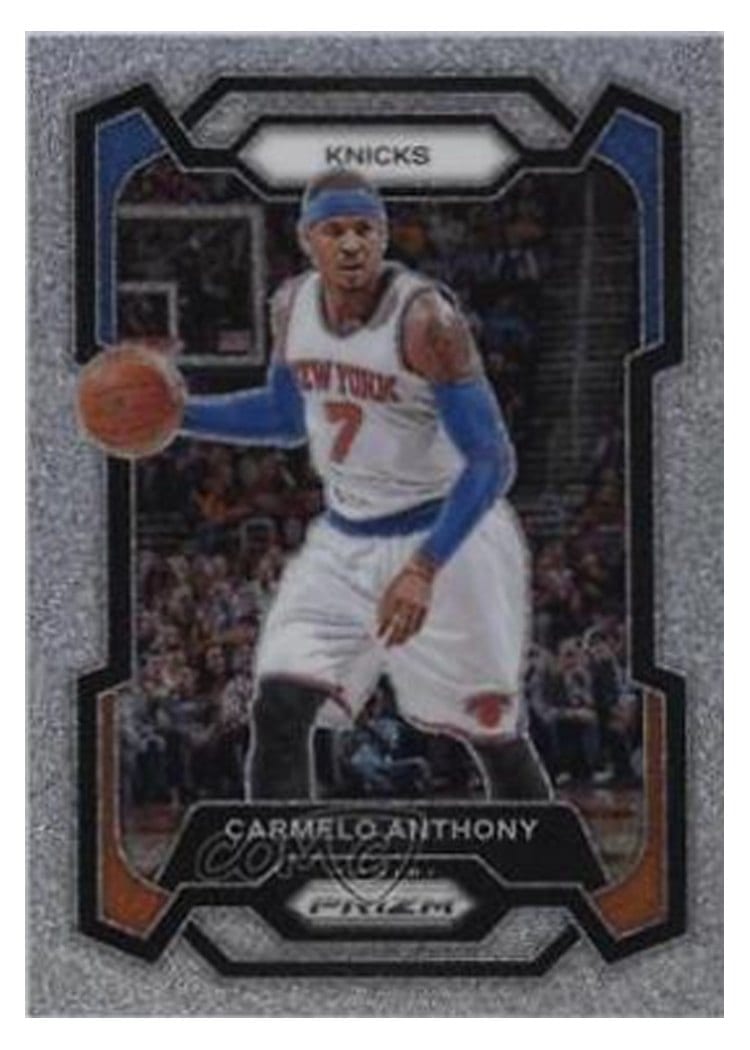 2023-24 Panini Prizm Base Set Carmelo Anthony #186 card