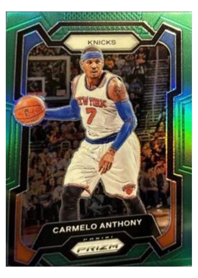 2023-24 Panini Prizm Base Set Carmelo Anthony #186 card