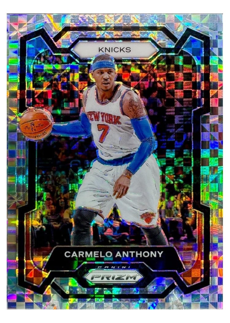 2023-24 Panini Prizm Base Set Carmelo Anthony #186 card