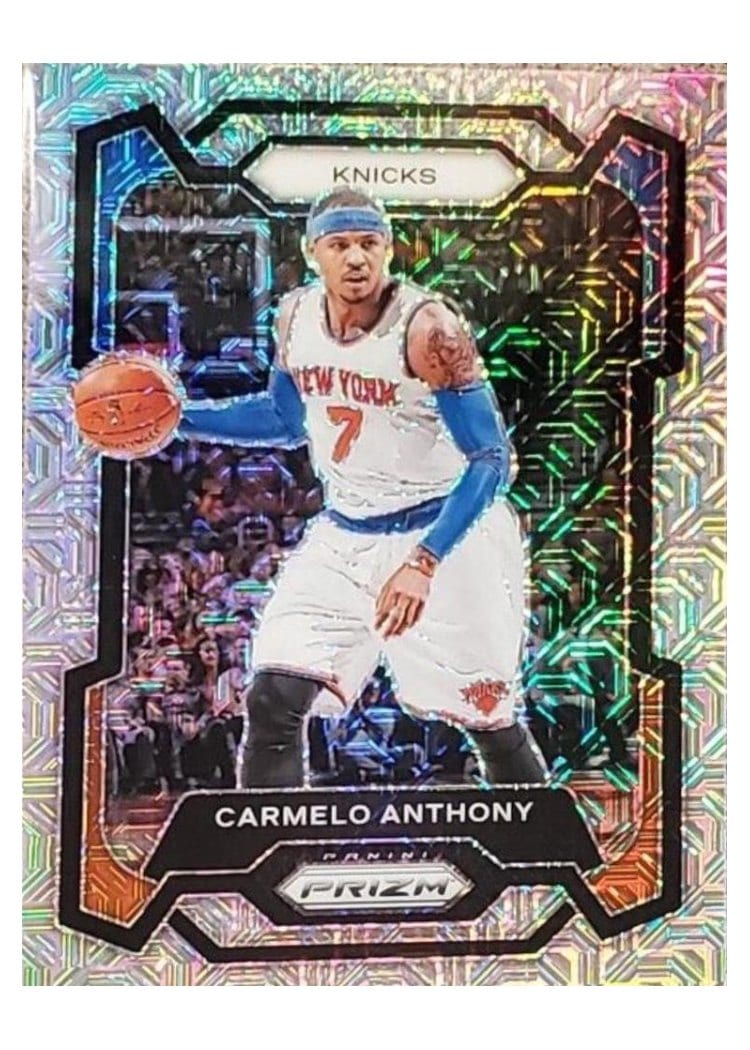 2023-24 Panini Prizm Base Set Carmelo Anthony #186 card